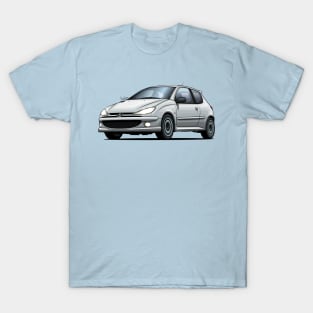 Peugeot 206 RC - White T-Shirt